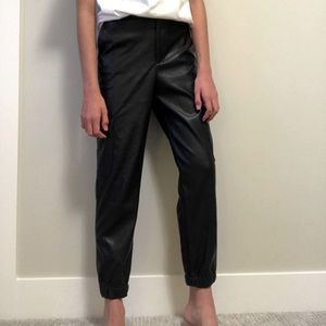 Brand New Faux Leather Joggers!
